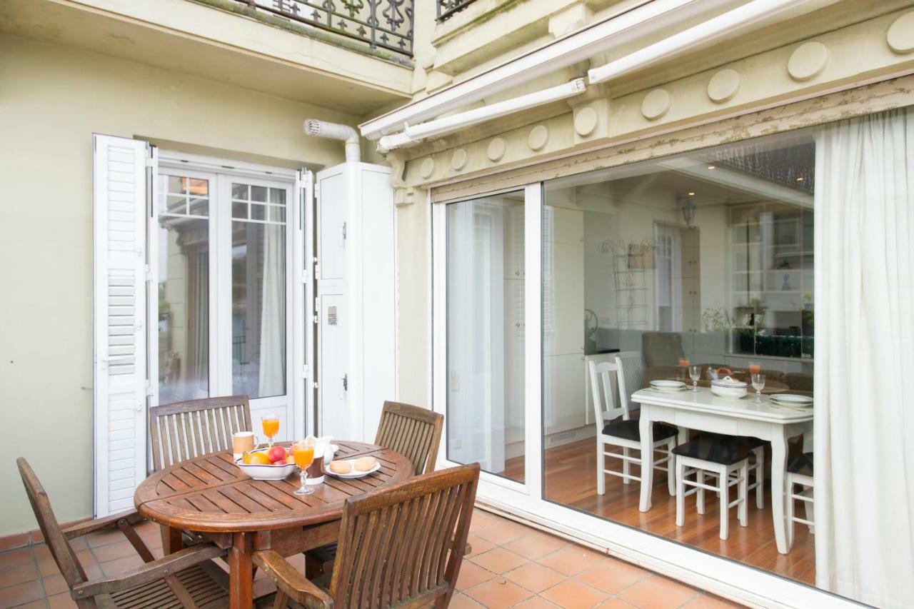 Breathtaking Terrace Views In Luxury Apartment - By Www,Sansebastianapartments,Es Сан Себастиан Екстериор снимка
