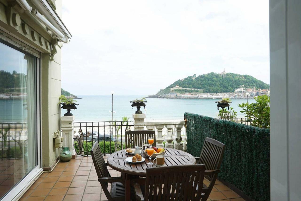 Breathtaking Terrace Views In Luxury Apartment - By Www,Sansebastianapartments,Es Сан Себастиан Екстериор снимка